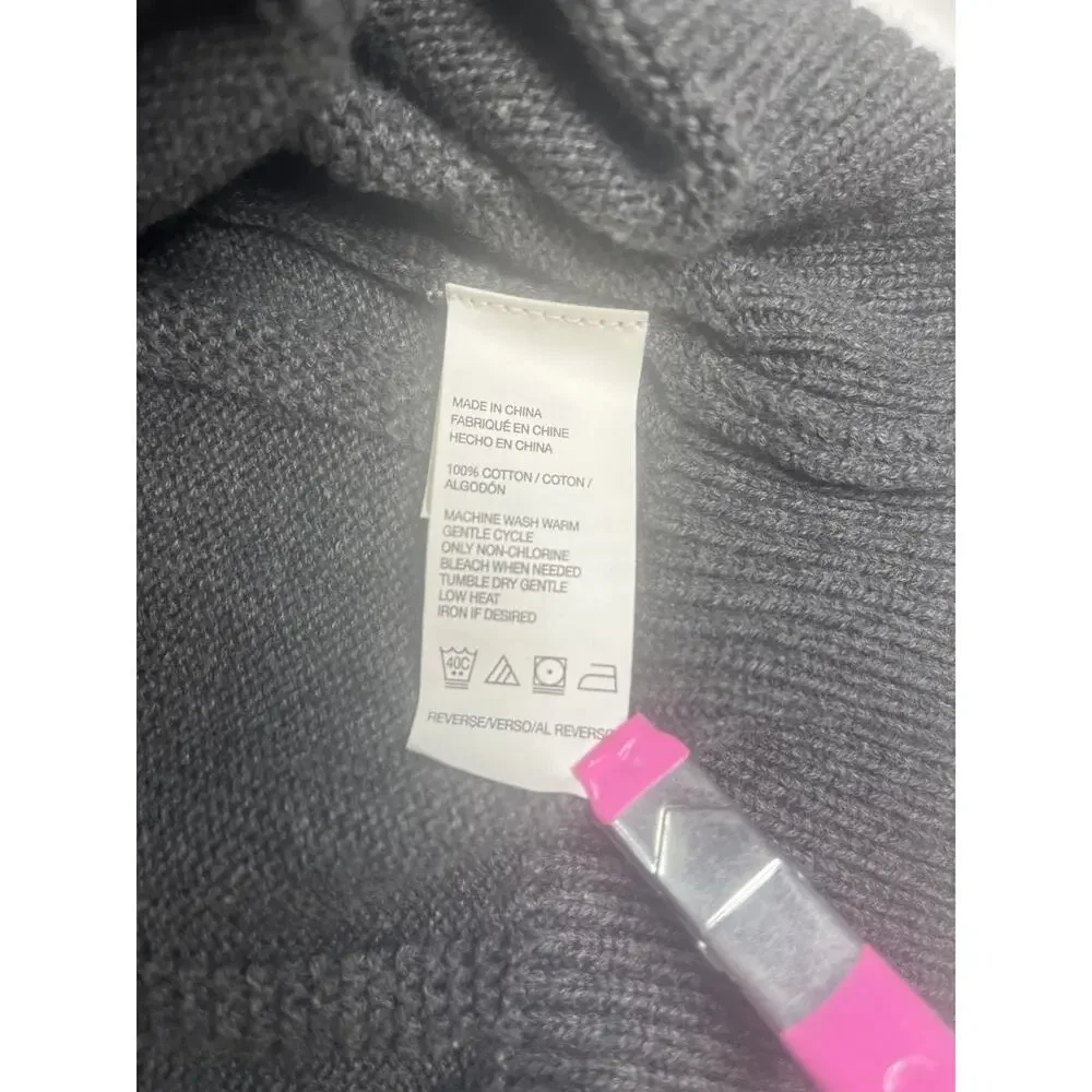 Arrow Sweater Mens 2XL Crewneck Cotton Pullover Grey